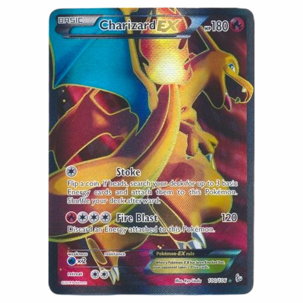 CHARIZARD EX 100/106 FLASH FIRE FULL ART  LP image 0