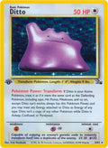 Ditto (3) 003/62  - 1st Edition Holofoil Fossil - Holo Rare