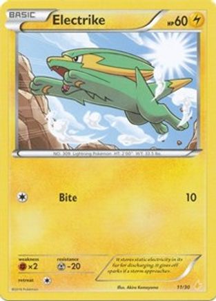 Electrike (28) 028  XY Trainer Kit Pikachu Libre & Suicune - Common