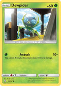 Dewpider 014/147  - Reverse Holofoil SM  Burning Shadows - Common