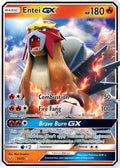 Entei GX 010/73  - Holofoil Shining Legends - Ultra Rare