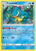 Croconaw 019/73  - Reverse Holofoil Shining Legends - Common