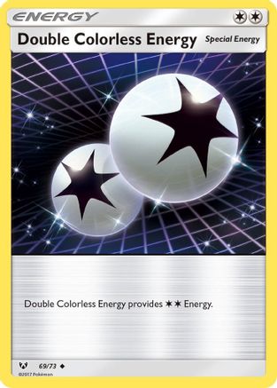 Double Colorless Energy 069/73  - Reverse Holofoil Shining Legends - Uncommon