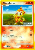 Chimchar 056/100  - Reverse Holofoil Burger King Promos - Promo