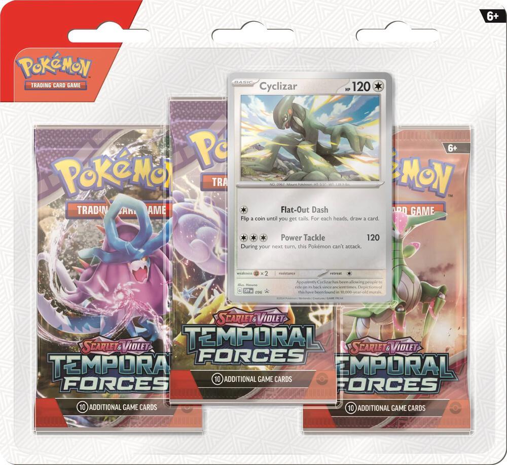 Pokémon - Temporal Forces - 3PK Blister