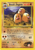 Brock's Dugtrio 022/132  - Unlimited Gym Challenge - Rare