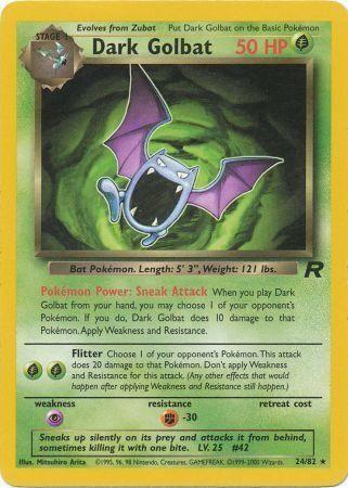 Dark Golbat (24) 024/82  - Unlimited Team Rocket - Rare