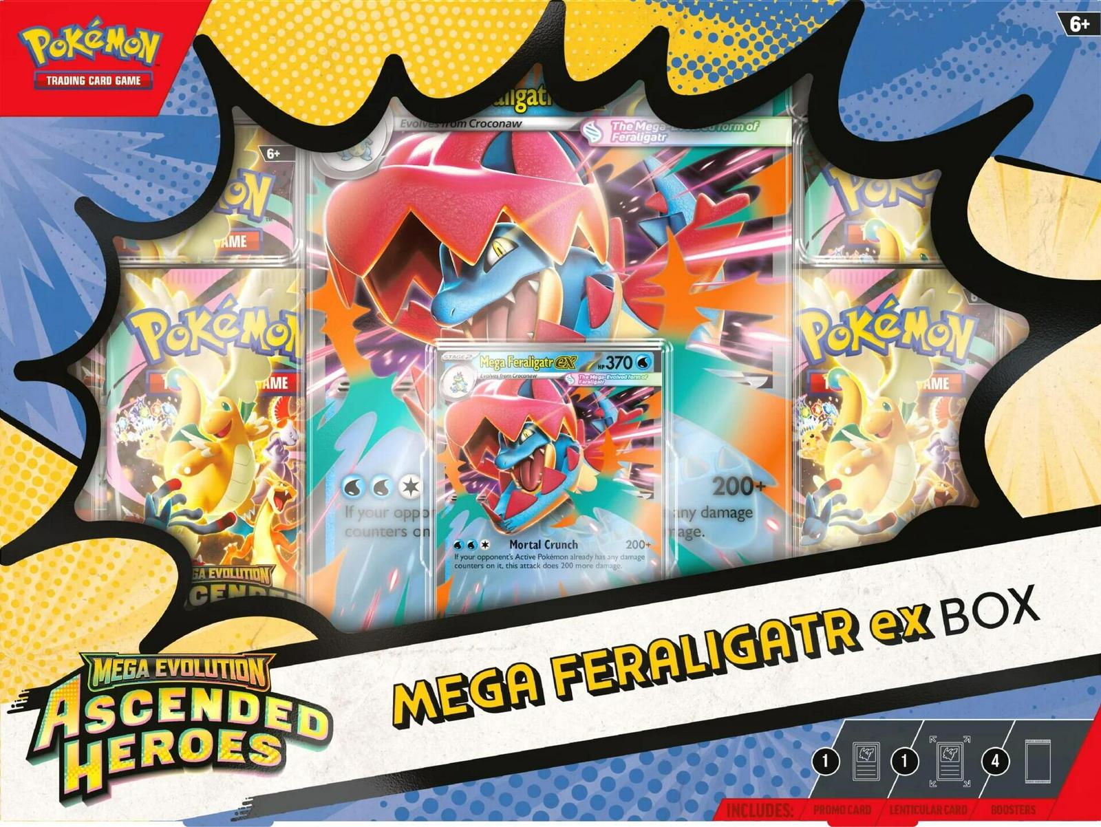 Pokemon Ascended Heroes Mega Feraligatr ex Box