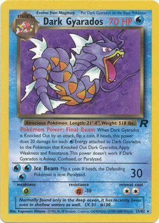 Dark Gyarados (25) 025/82  - Unlimited Team Rocket - Rare