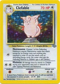 Clefable (1) 001/64  - Unlimited Holofoil Jungle - Holo Rare