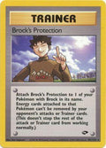 Brock's Protection 101/132  - Unlimited Gym Challenge - Rare
