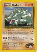 Brock's Rhyhorn (22) 022/132  - Unlimited Gym Heroes - Rare