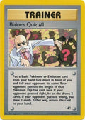 Blaine's Quiz #1 097/132  - Unlimited Gym Heroes - Rare