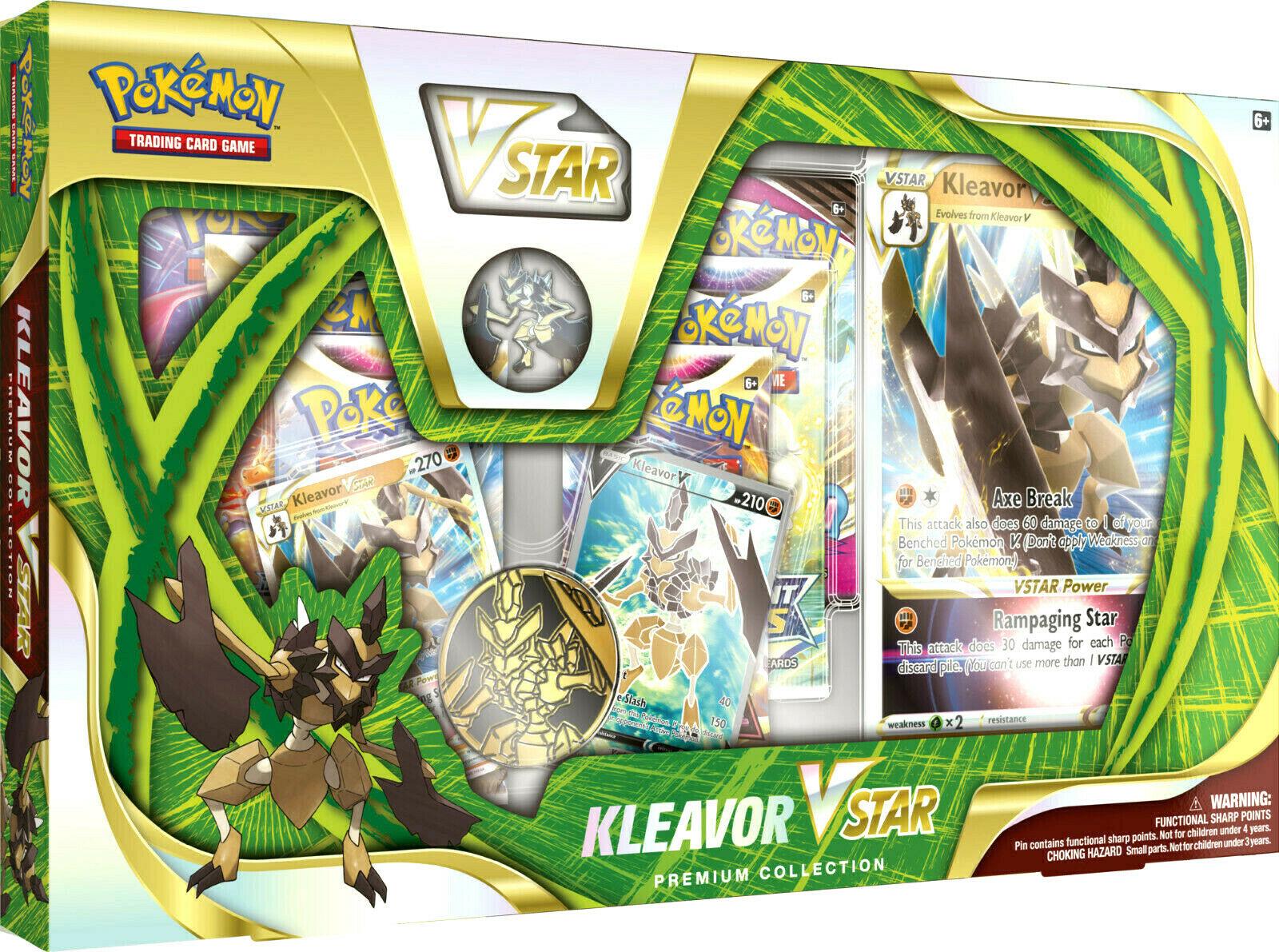 Pokemon Kleavor VStar Premium Collection Box