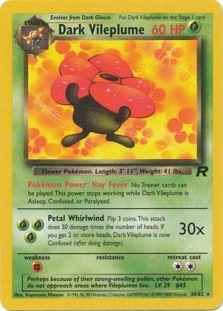 Dark Vileplume (30) 030/82  - Unlimited Team Rocket - Rare