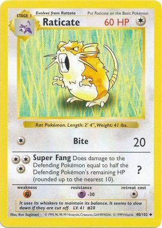 Raticate [Shadowless]