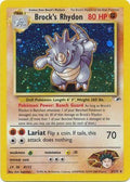 Brock's Rhydon 002/132  - Unlimited Holofoil Gym Heroes - Holo Rare