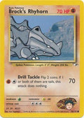 Brock's Rhyhorn (70) 070/132  - Unlimited Gym Heroes - Common