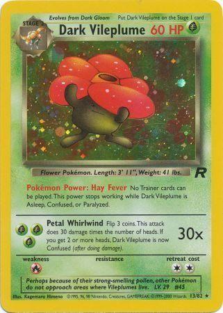 Dark Vileplume (13) 013/82  - Unlimited Holofoil Team Rocket - Holo Rare