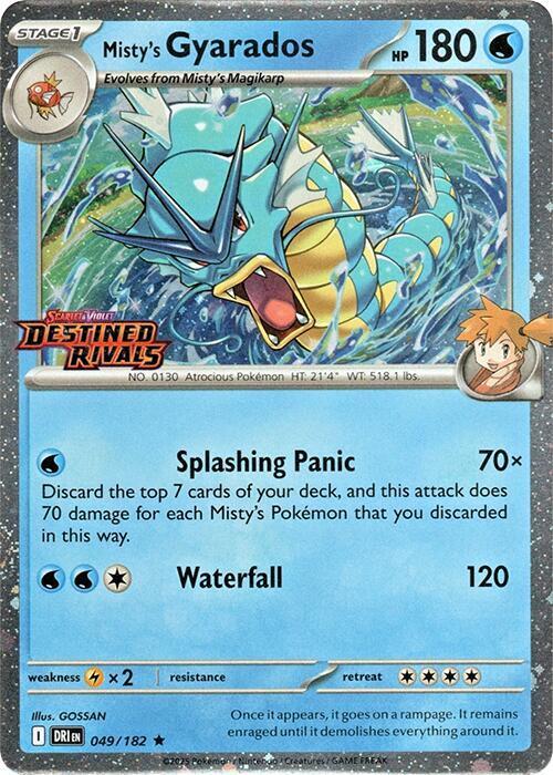 Misty's Gyarados [Stamped]