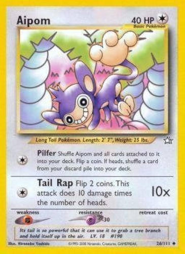 Aipom 026/111  - Unlimited Neo Genesis - Uncommon