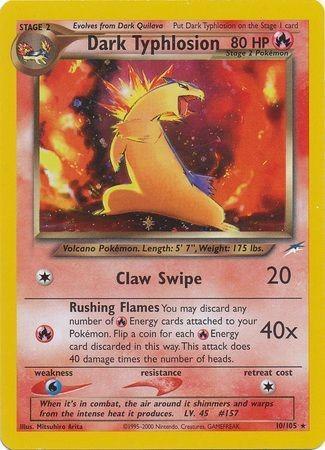 Dark Typhlosion 010/105  - Unlimited Holofoil Neo Destiny - Holo Rare