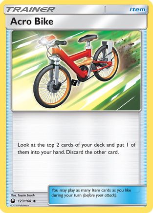 Acro Bike 123/168  SM  Celestial Storm - Uncommon