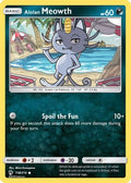 Alolan Meowth 118/214  SM  Lost Thunder - Common