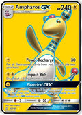 Ampharos GX (Full Art) 163  - Holofoil SM  Team Up - Ultra Rare