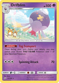 Drifblim 081/236  - Reverse Holofoil SM  Unified Minds - Rare