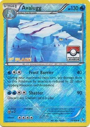 Avalugg 031/106  - Reverse Holofoil League & Championship Cards - Promo