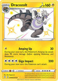 Dracozolt SV045/SV122  - Holofoil Shining Fates Shiny Vault - Shiny Holo Rare