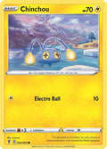 Chinchou 052/203  SWSH07 Evolving Skies - Common