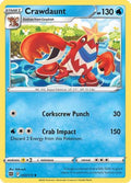 Crawdaunt 033/172  - Reverse Holofoil SWSH09 Brilliant Stars - Uncommon