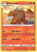 Camerupt 014/078  - Reverse Holofoil Pokemon GO - Uncommon