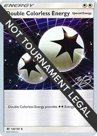 Double Colorless Energy - 2017 (Zachary Bokhari) 136  World Championship Decks - Uncommon