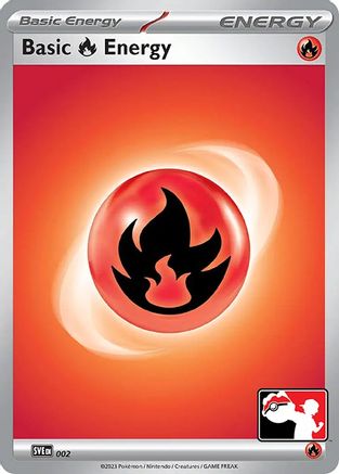 Basic Fire Energy 002  - Holofoil Prize Pack Series Cards - Common