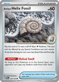 Antique Helix Fossil 153/165  - Reverse Holofoil SV Scarlet & Violet 151 - Common