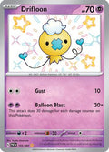 Drifloon 155/091  - Holofoil SV Paldean Fates - Shiny Rare