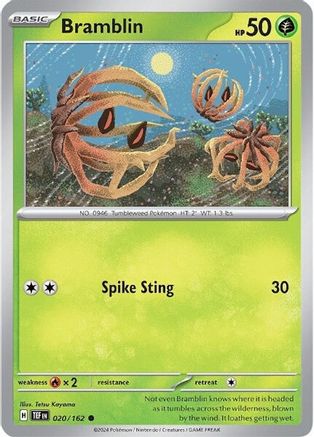 Bramblin 020/162  SV05 Temporal Forces - Common