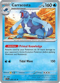 Carracosta 038/142  - Reverse Holofoil SV07 Stellar Crown - Rare