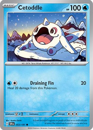 Cetoddle 053/191  SV08 Surging Sparks - Common