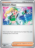 Emcee's Hype 163/182  - Reverse Holofoil SV10 Destined Rivals - Common