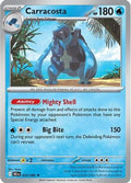 Carracosta 023/086  - Reverse Holofoil SV Black Bolt - Rare