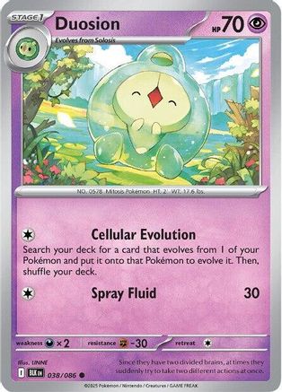 Duosion 038/086  SV Black Bolt - Common