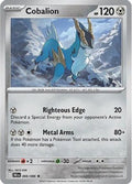 Cobalion 066/086  - Holofoil SV Black Bolt - Rare