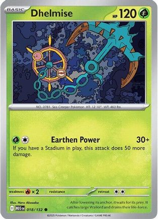 Dhelmise 018/132  ME01 Mega Evolution - Common