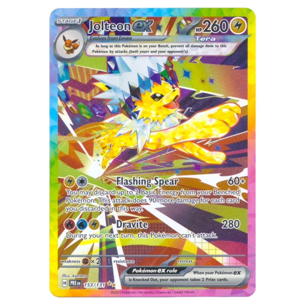JOLTEON EX - 153/131 - SPECIAL ILLUSTRATION RARE LP image 0