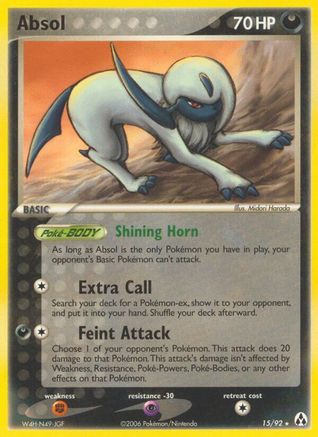 Absol 015  Legend Maker - Rare
