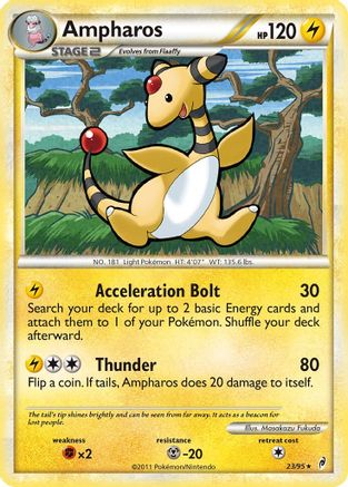 Ampharos 023  Call of Legends - Rare